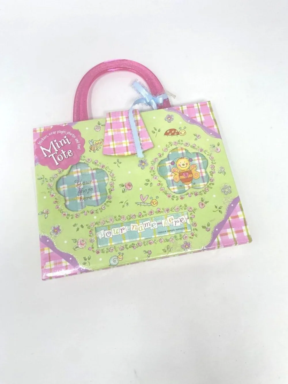 Artistic Studios Dena Designs Mini Tote Scrapbook Stickers Scrapbook Paper